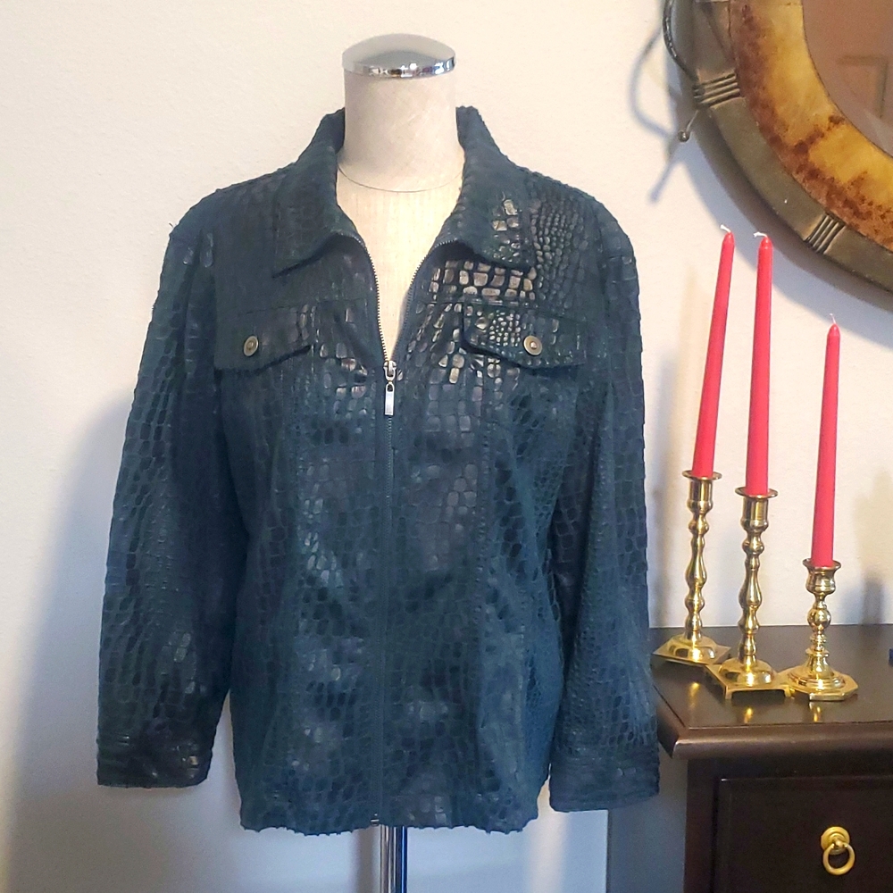 Ruby Road Jacket Green Size 16 - image 1